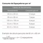 ESPAÇADOR JUNTAPISO 3MM 100PCS 60510 CORTAG
