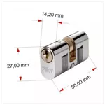 CILINDRO FECHADURA PILLER CIL612ALZCR ALIANÇA