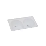 TANQUE SINTÉTICO GRANITADO DUPLO Nº 2 110X55CM GELO 500209 A.J.RORATO