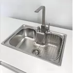 CUBA COZINHA INOX 60X42X19CM + KIT CI.01 WOLF METAIS SANITÁRIOS