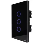INTERRUPTOR 3 TECLAS SMART ONNE PRETO 10A BIVOLT 57199/052 TRAMONTINA