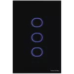 INTERRUPTOR 3 TECLAS SMART ONNE PRETO 10A BIVOLT 57199/052 TRAMONTINA