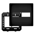 PLACA HABITAT BLACK COM SUPORTE 2 MÓDULO 4X4 4078 FAME