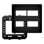 PLACA HABITAT BLACK SUPORTE 4 MÓDULOS 4079 FAME