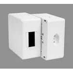 CAIXA PVC VERSÁTIL II SOBREPOR TOMADA PADRÃO 2P+T 20A 250V BRANCO 2344 FAME