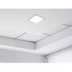 PAINEL LED QUADRADO EMBUTIR LUX 12W 4000K BIVOLT BRANCO 8283 TASCHIBRA