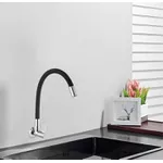TORNEIRA COZINHA GIRATÓRIA PAREDE FLEX BLACK 1/4V. C-74 5/8" 24950 PEVILON