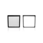 PAINEL LED QUADRADO SOBREPOR 21X21 LUX 18W 4000K BIVOLT PRETO 0916 TASCHIBRA
