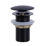 VÁLVULA CLICK PARA LAVATÓRIO METAL PRETA 1.1/4" 01603 ARAÚJO METAIS