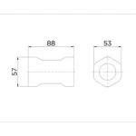 VALVULA RETENÇAO METALICA UNIVERSAL DN40 1.1/2" 00111000 DOCOL