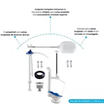 MECANISMO DE DESCARGA UNIVERSAL SIMPLES SUPERIOR MU/S ASTRA