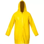 CAPA CHUVA PVC FORRADA AMARELA TAMANHO (G) 100 CENTIMETROS 28449 BRASCAMP