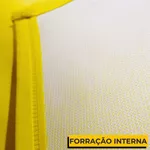 CAPA CHUVA PVC FORRADA AMARELA TAMANHO (G) 100 CENTIMETROS 28449 BRASCAMP