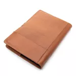 Capa de Agenda em Couro Caramelo