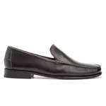Sapato Mocassim Em Couro Sola De Couro com Antiderrapante Absolut Preto