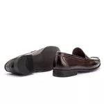 Sapato Masculino Mocassim Em Couro Absolut Café