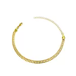 Pulseira Grumet Duplo Banhado A Ouro 18k