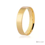 Alianças de Ouro 18k Glow Anatômica 6.8g e 3.8mm