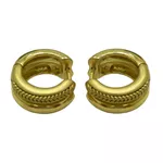 Argola em Ouro 18K Click com 14.1mm de diâmetro e 9.2g