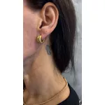 Argola em Ouro 18K Click com 14.1mm de diâmetro e 9.2g
