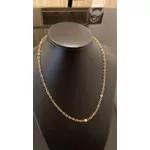 Gargantilha em Ouro 18k Corações 2,6x2,6mm vazados