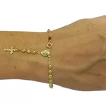 Pulseira Santo Terço em Ouro 18K