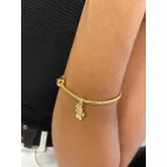 Pingente de ouro 18k Menina Pandora 25.0mm