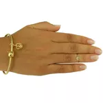 Berloque de Coroa em Ouro 18k para pulseira estilo Pandora