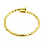 Bracelete em Ouro Prego Grosso com 4.0mm e 11,7g