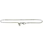 Pulseira em Ouro Branco 18k Veneziana 4.0mm 2.6g