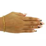 Pulseira em Ouro 18k Feminina Palmeira 5.8g 3mm 
