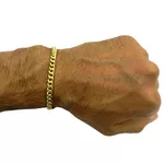 Pulseira em Ouro 18k Maciça Masculina 19.6g 5.1mm
