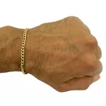 Pulseira Masculina Elo Grumet de Ouro 18K 3,5g