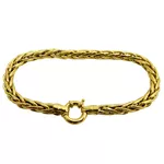 Pulseira de Ouro 18k Modelo Palmeira 