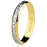 Alianças em Ouro 18k Bodas de Prata BRUNER 5.2g 3.6mm