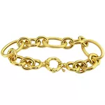 Linda Pulseira Feminina em Ouro 18K Elos Ôcos