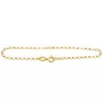 Pulseira de ouro Feminina Elo Português 