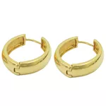 Brincos de Argola em Ouro 18k 750 Click 8.2g 23.0mm