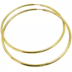 Argolas Africanas de Ouro 18K Grandes