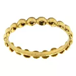 Aparador de Aliança de Bolinha fabricado em Ouro 18K