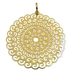 Pingente Mandala de Ouro 18K 