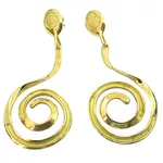 Brinco Espiral em Ouro 18K