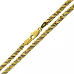 Corrente Feminina em Ouro 18k dois tons 40cm 3.0mm