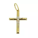 Crucifixo com Cristo em Ouro 18K 27.0x13.8mm