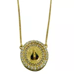 Gargantilha em Ouro 18k N. Senhora Aparecida
