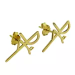 Brinco Fé em Ouro 18k