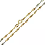 Corrente de Ouro Feminina 3 tons 4.4g