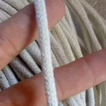 Cordão De Algodão Trancelim Bege Para Macrame