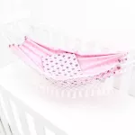 Rede De Dormir Para Berço Rosa - Coroa Imperial