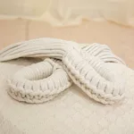 Rede De Dormir Casal Ostra Bege ( Algodão Cru )